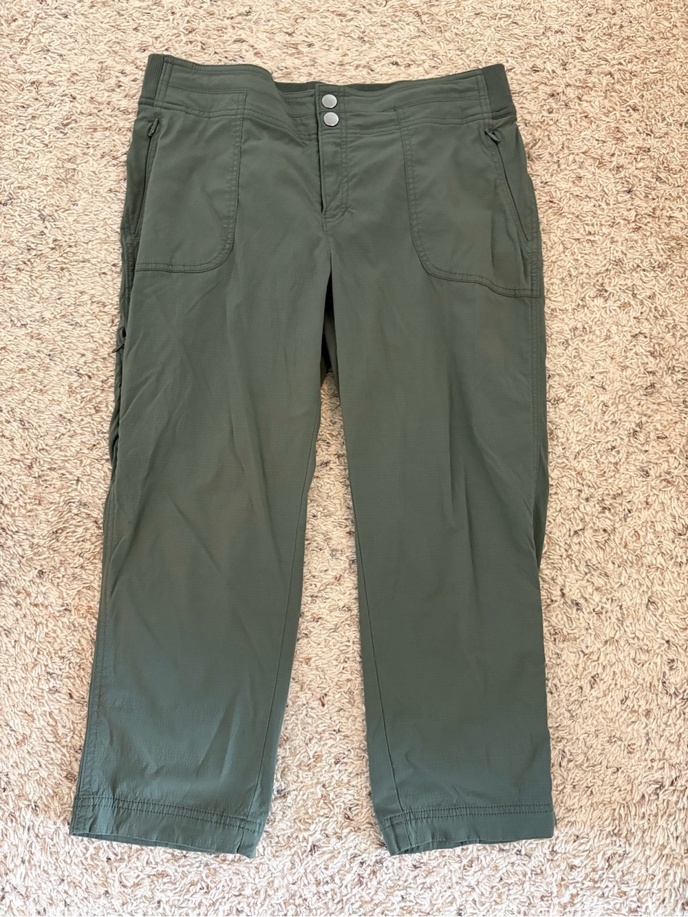 Athleta Women’s Olive Green Utility Ankle Pants Size 12
